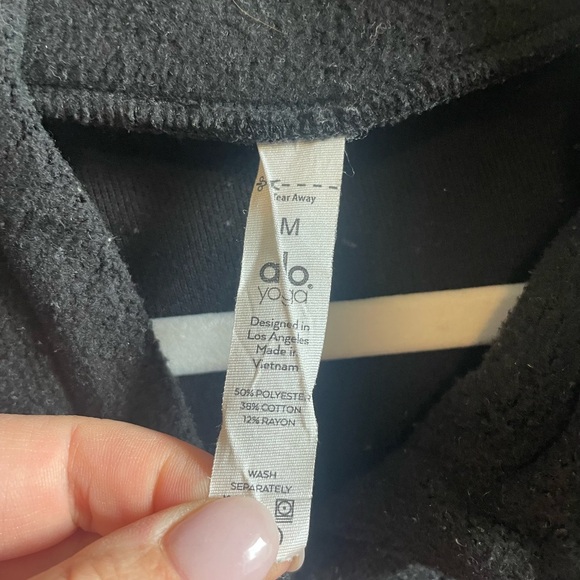 Alo Black Tranquil Polar Fleece - Picture 4 of 7